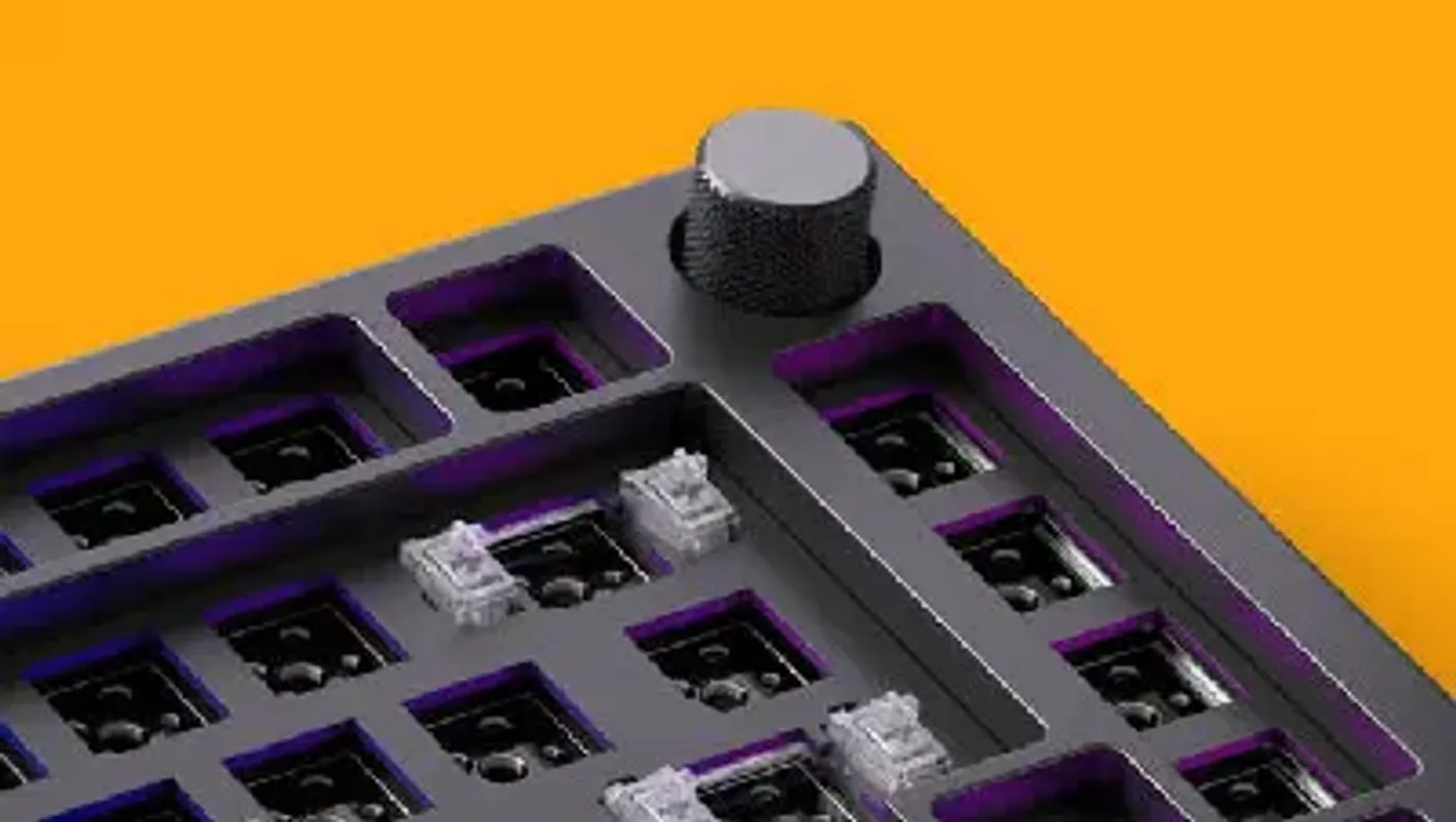 Customizable volume control knob for GMMK Pro keyboard